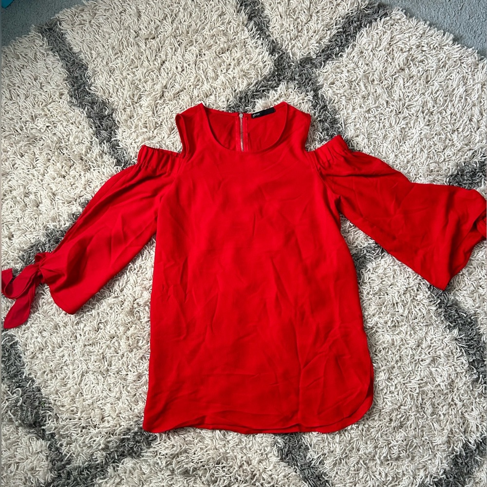 gibson peep-shoulder top